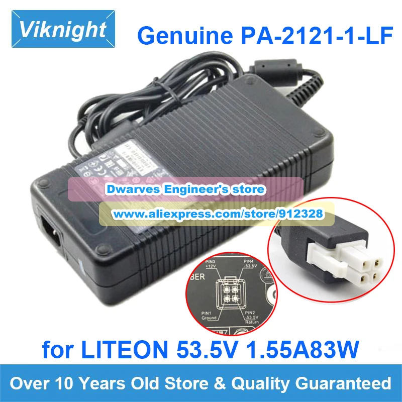 Adaptador do Liteon-poder Pa21211-lf para Cisco Adaptador do Poder 3410502-01 12v53.5v 1.55a 891f 896 890 4pin Genuíno