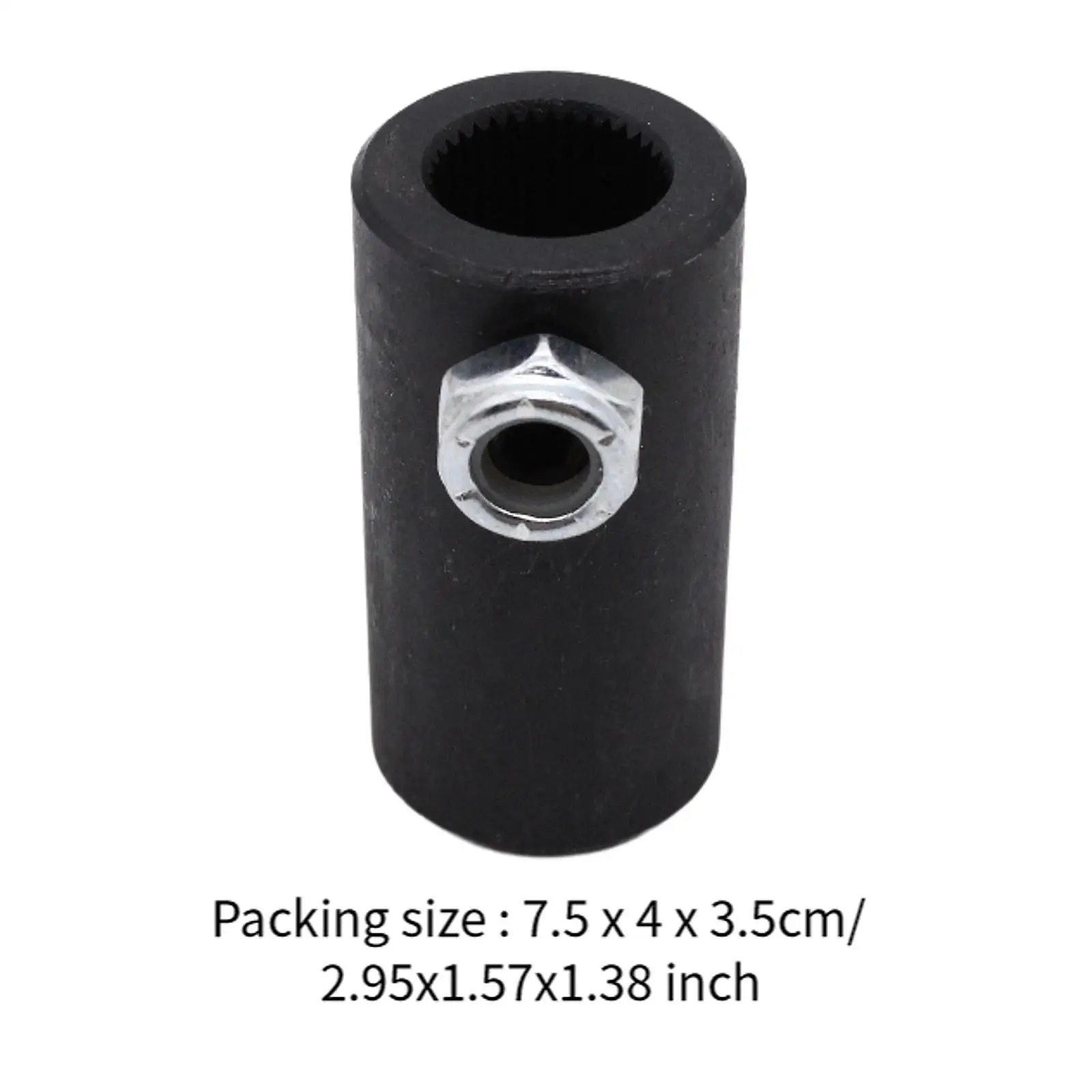 Premium Car Shaft Coupler 5 8in 36 Spline to 3 4in Round Smooth Replacement Steering for GM Vega