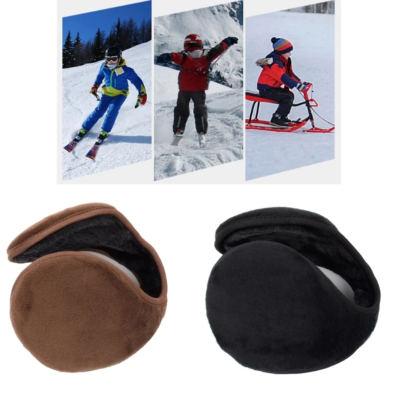 Unisex WARM & น้ำหนักเบาหลังศีรษะอุ่นฤดูใบไม้ร่วงฤดูหนาว WARM Earmuffs ฝาครอบหูหูอุ่น Muffs หู