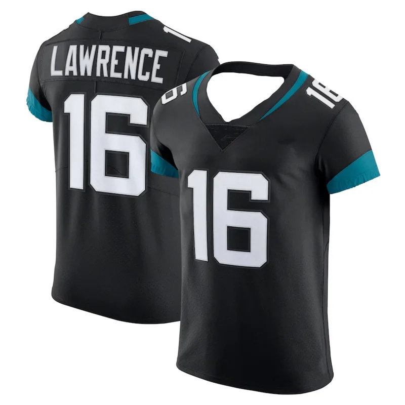 24-25 Adult  Jacksonville American Football Jersey Rugby Jersey Sportswear Training Jersey T-shirt Jaguars Lawrence 16 Number