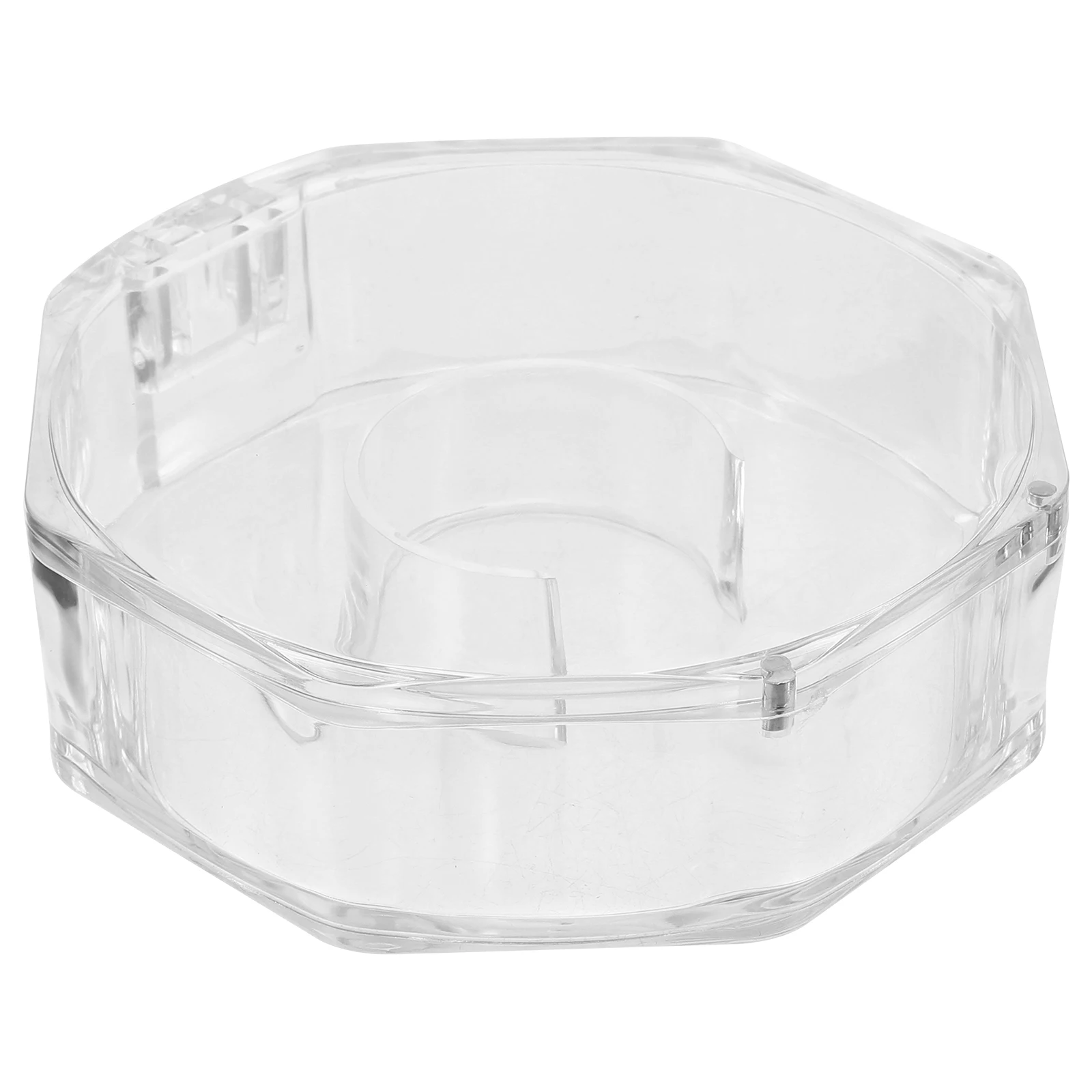 

Octagonal Transparent Acrylic Bracelet Display Box Durable Storage Container Organizer Jewelry Case for Beaded Bracelets