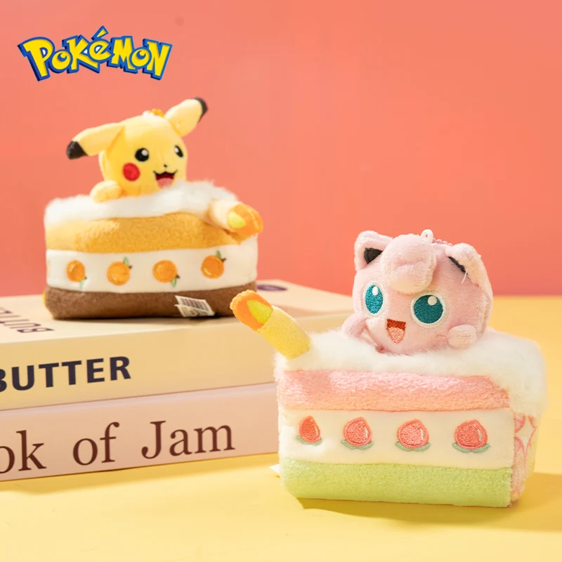 Pokemon série doce sonho bolo brinquedo de pelúcia chaveiro colecionável macio recheado chave titular dos desenhos animados & bonito presente natal menina kawaii