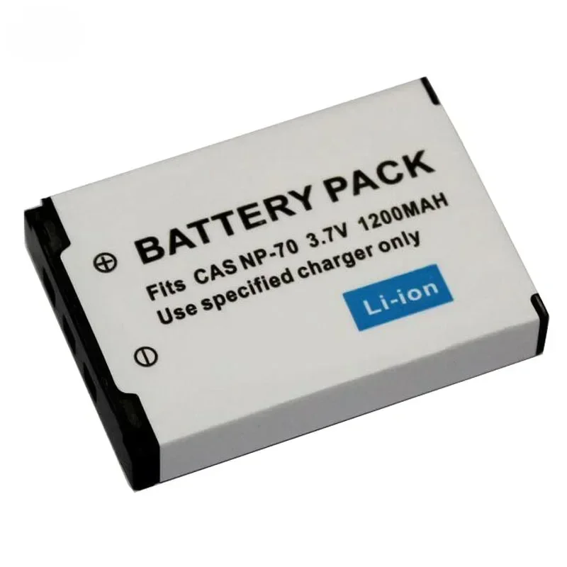 1200mAh CNP-70 NP-70 CNP70 NP70 Camera Battery + Charger for CASIO Zoom EX-Z150 EX-Z250 EX-Z250BE EX-Z250GD EX-Z250PK EX-Z250RD