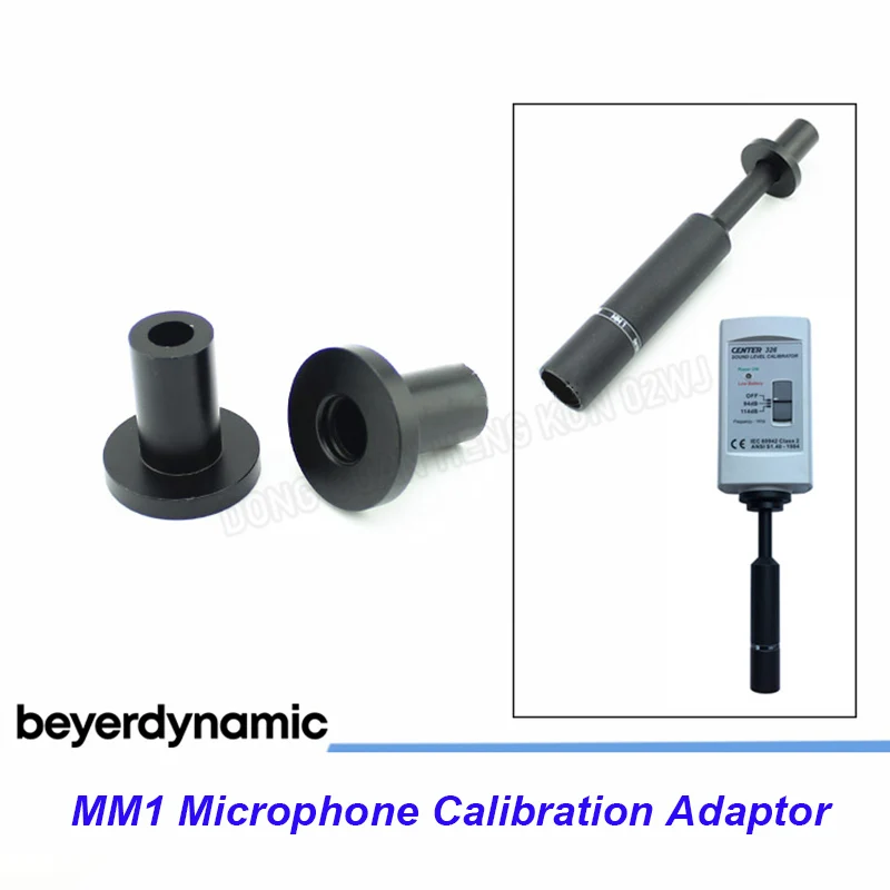 Beyerdynamic MM1 Adapter do kalibracji mikrofon pomiarowy kalibrator sprzęgający głowica adaptera do dopasowania głowicy adaptera kalibracyjnego