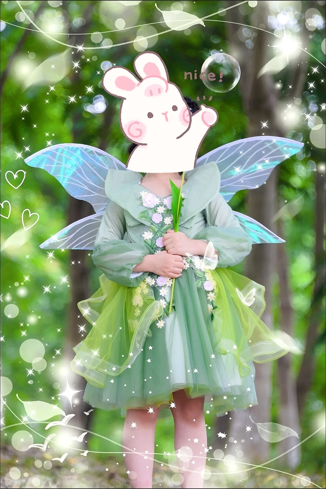 만화 코스프레 천사 날개 나비 요정 날개 드레스업 생일 파티 용품 액세서리 매미 요정 날개 공주 의상