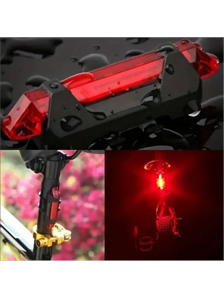 AliExpress ESMARTER USB Rechargeable Bike Light Set with Front And Taillight Easy to Install 4 Modes Bicycle Accessories for Cycling Safety