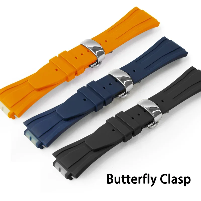 سوار ساعة fluorubber لـ GM ، سوار معصم بديل بإبزيم ، سوار رياضي ، حزام GA-Mod ، GA2110