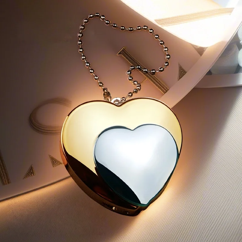 New Creative Love Pendant Jet Lighter Pink Flame Windproof Metal Butane Refillable Cool Portable EDC Gadget for Men Women view 6