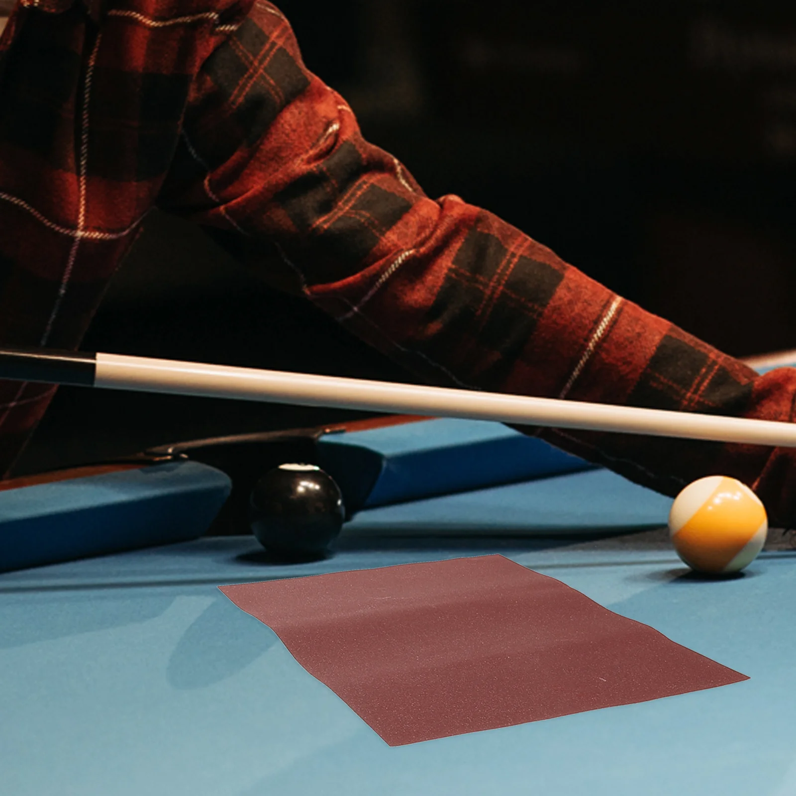 4 lembar tongkat pembersih Billiard, tongkat amplas pemoles, tongkat pembersih untuk alat pembersih Poles, peralatan