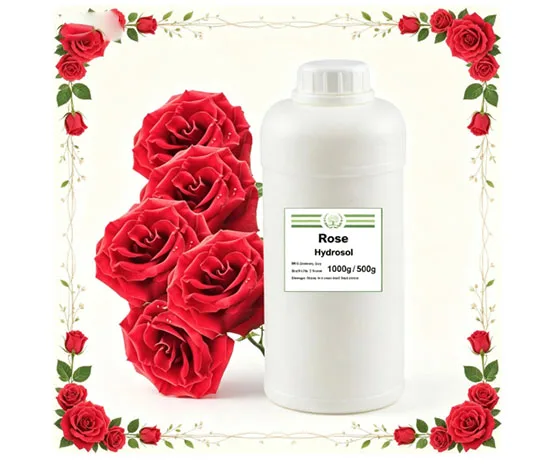 1000ml Pure Natural Rose Hydrosol Rose Water Solution Facial Care Moisturizing, Brightening, And Improving Skin