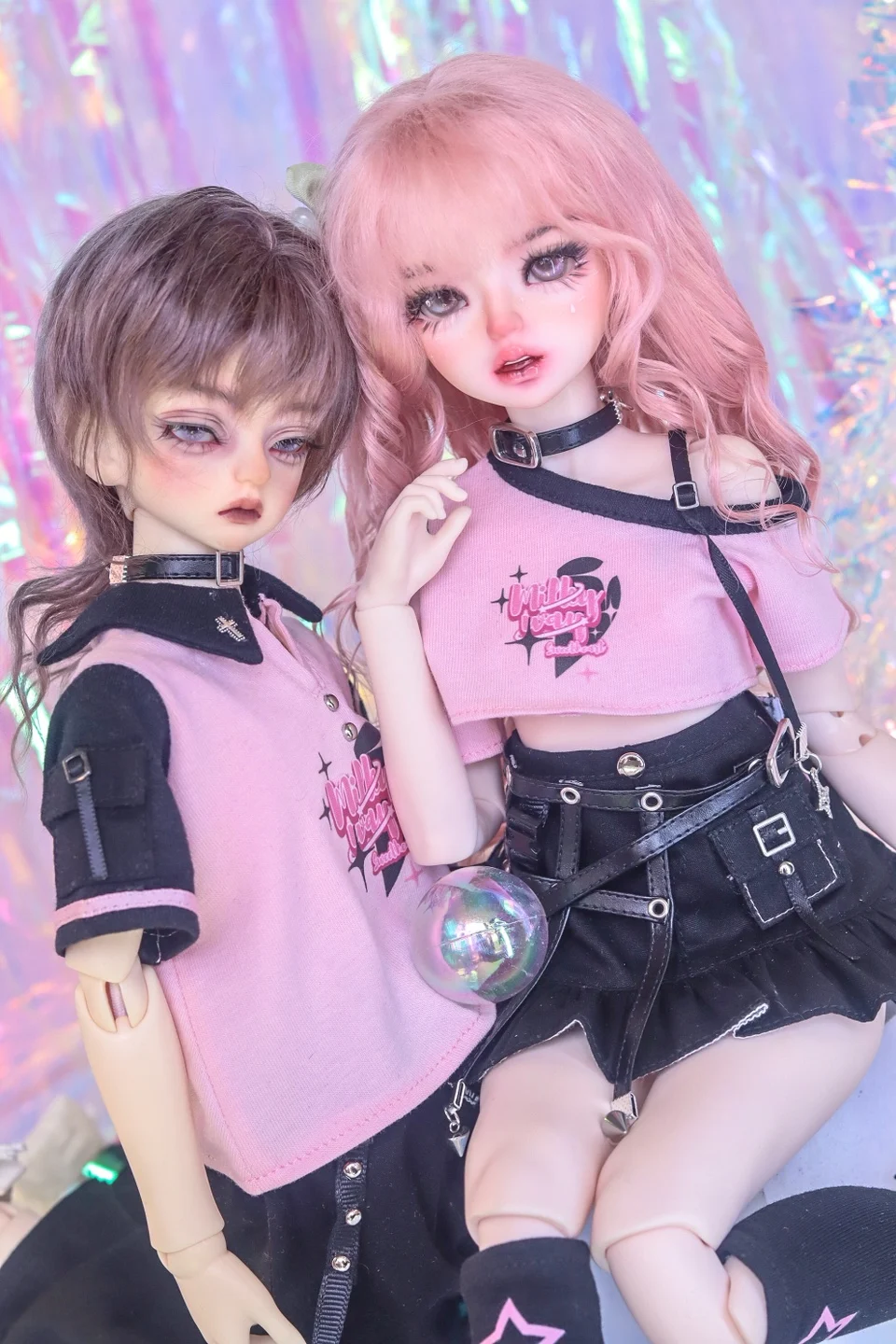 BJD Doll Clothes Suitable for 1/4 size Cute Doll Clothes MSD MDD Sweet and Spicy Style BJD Doll Clothes 1/4 Doll Accessories