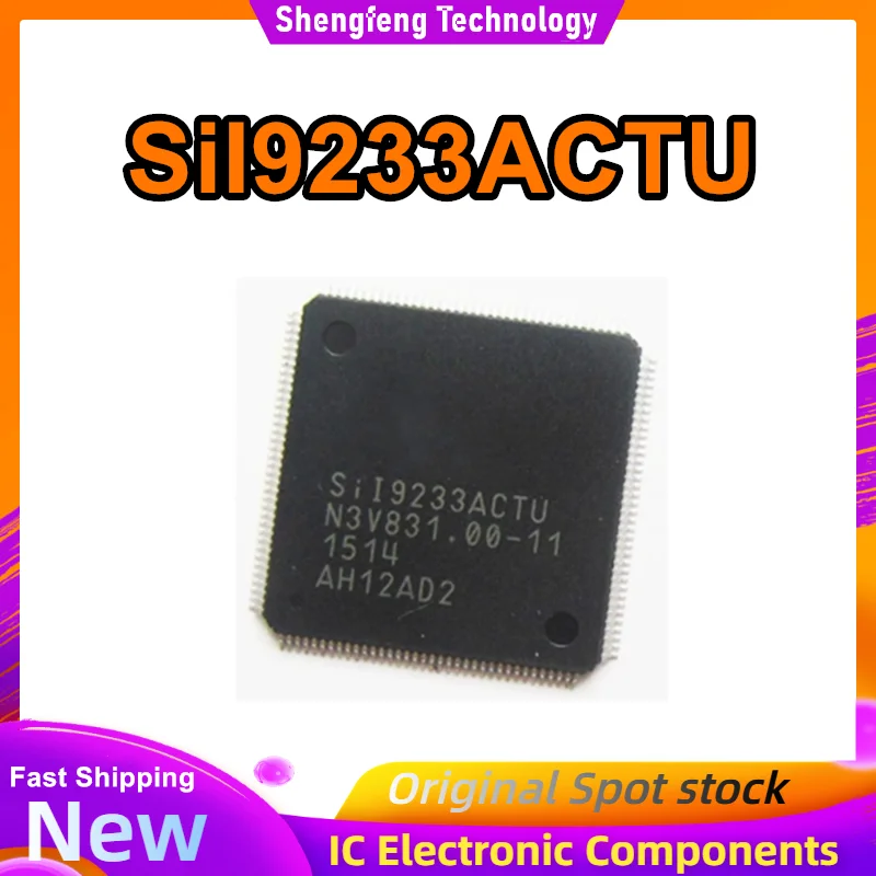 SiI9233ACTU SIL9233ACTU SI19233ACTU TQFP144 Chip IC 100% Nuovo Originale in magazzino