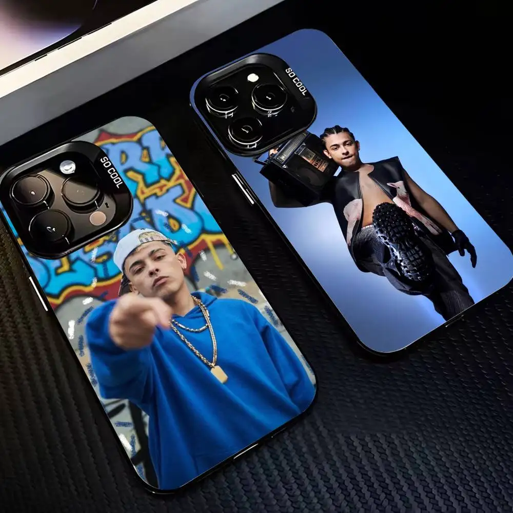 

Hip hop singer T-Trueno-es Phone Case For iPhone 17,16,15,14,13,12,11 Plus,Pro Max,XS,Colorful Silver Phone case Funda Cover