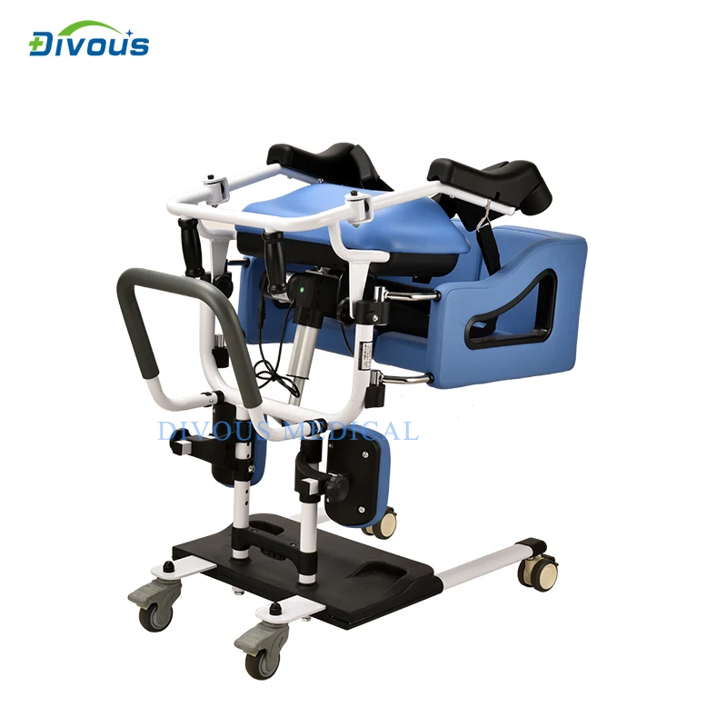 New Generation Patient Electric Transfer Lift Chair with Commode Wheelchair for Handicapped Invalid Disabled