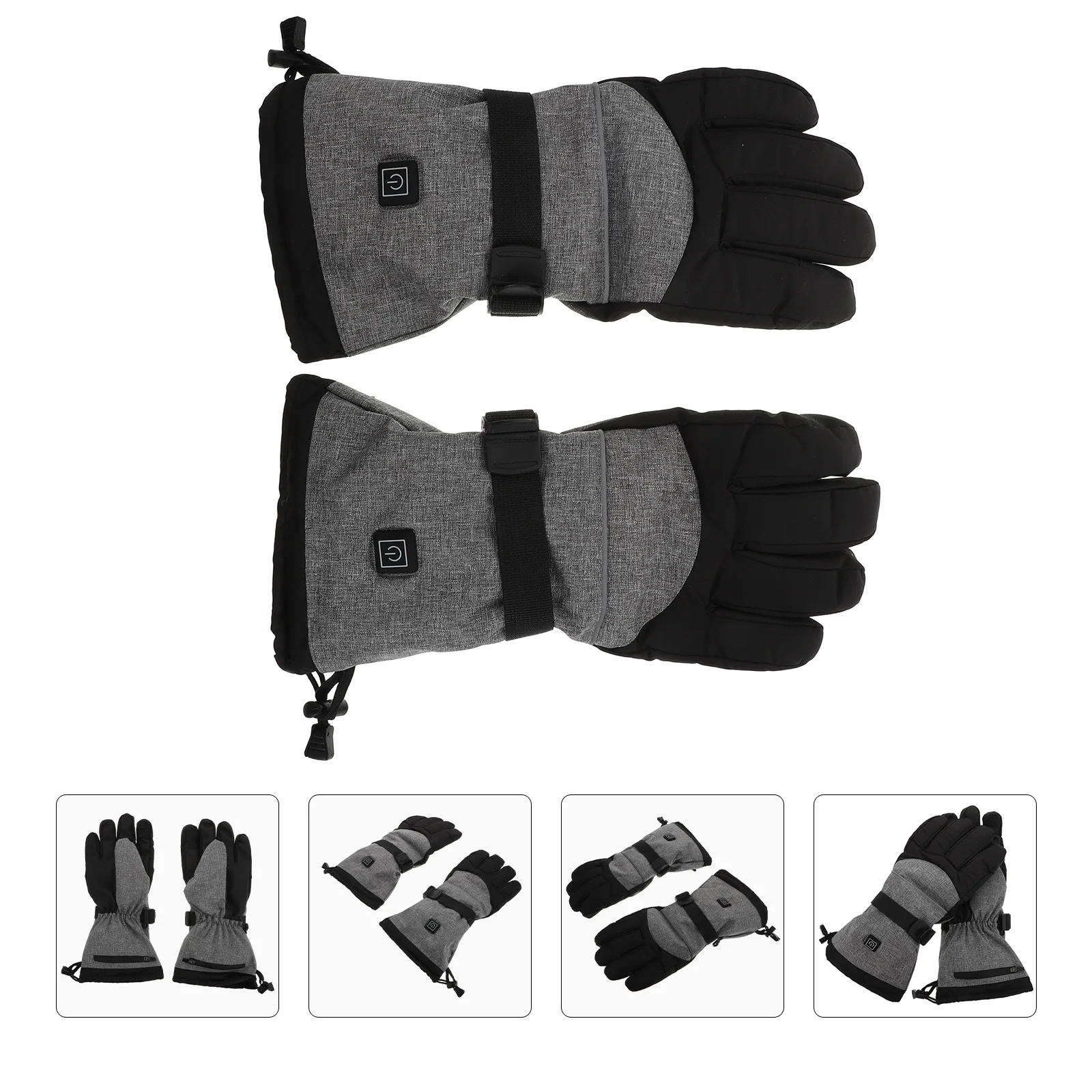 

1 set 1 Set Electric Heating Mitts Winter Outdoor Skiing Riding Warm Keep Gloves Windproof Thermal Anti-Slip Wear-Resistant