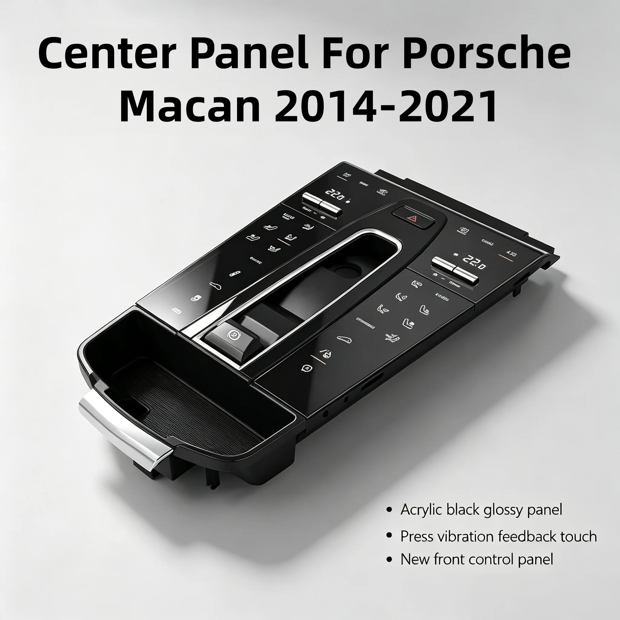 Center console gear shift panel upgrade for Porsche Macan 2014-2021 Accessories Easy installation