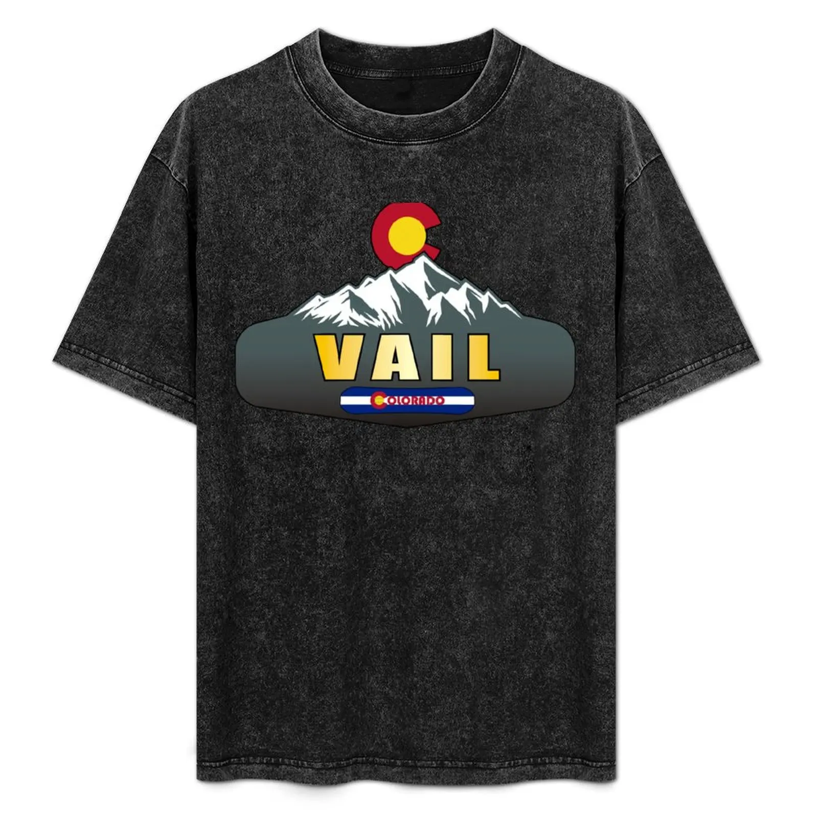 

Vail Colorado Mountains green T-Shirt new edition tees shirts graphic summer tops t shirt for men