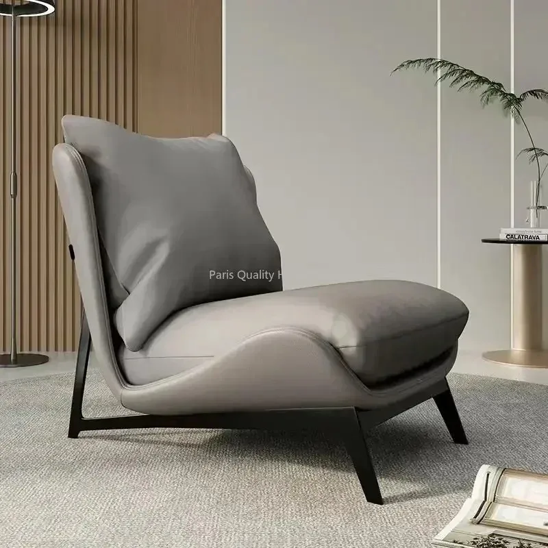 Single Sofa Chair Balcony Living Room Bedroom Leisure Lazy Sofa Lounge Chaise Accent Chair Upholstered Reading Recliner Couch image 5