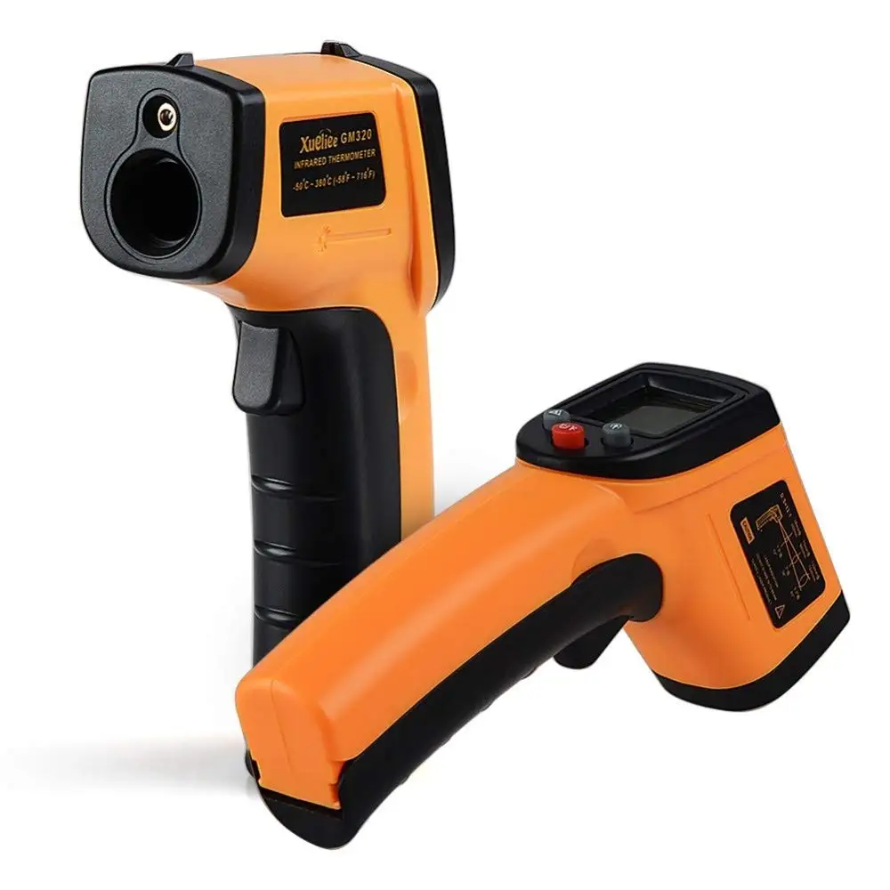 GM320 Temperature Gun Non-Contact Digital Laser Infrared IR Thermometer -50 ~ 380℃ Handheld Industrial Infrared Pyrometer