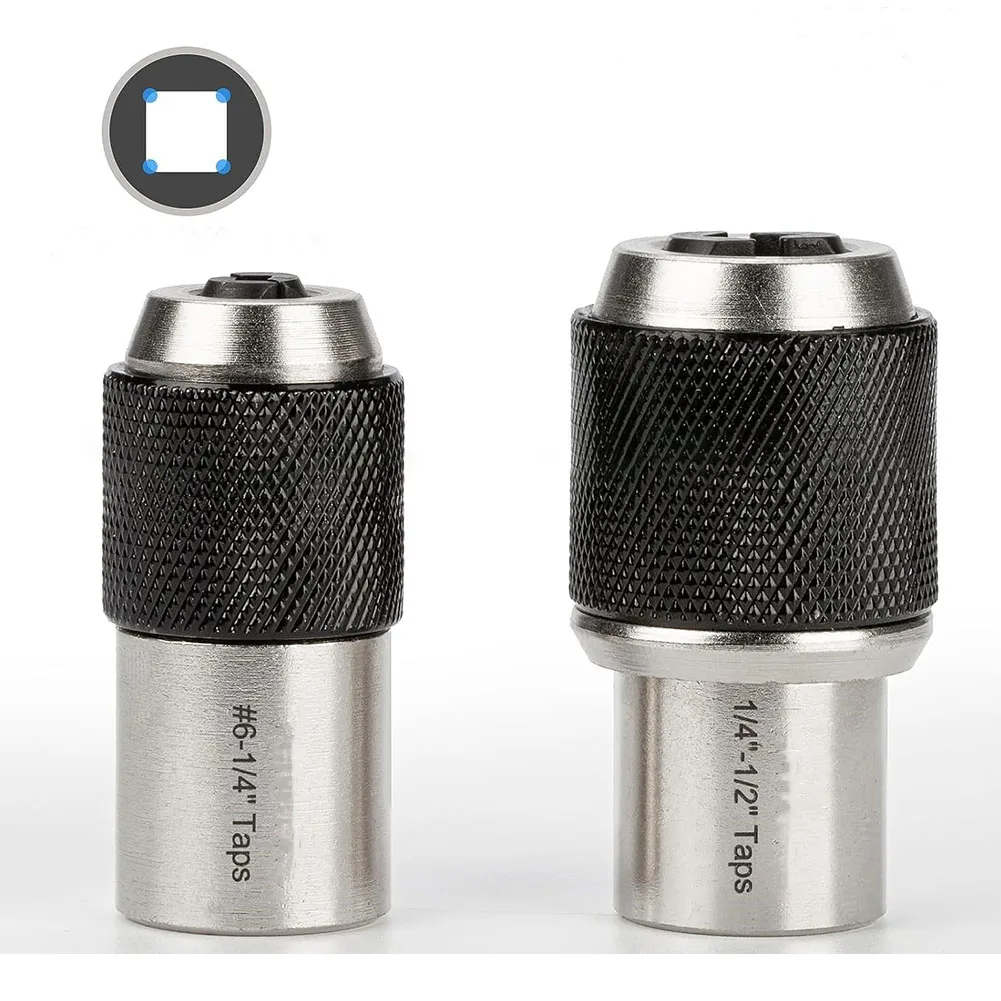 1pcs Adjustable Tap Socket For Taps Reamers Screw Extractor 6-1/4 1/4-1/2inch Drive Tap Socket For 3/8inch Square Socket Wrench
