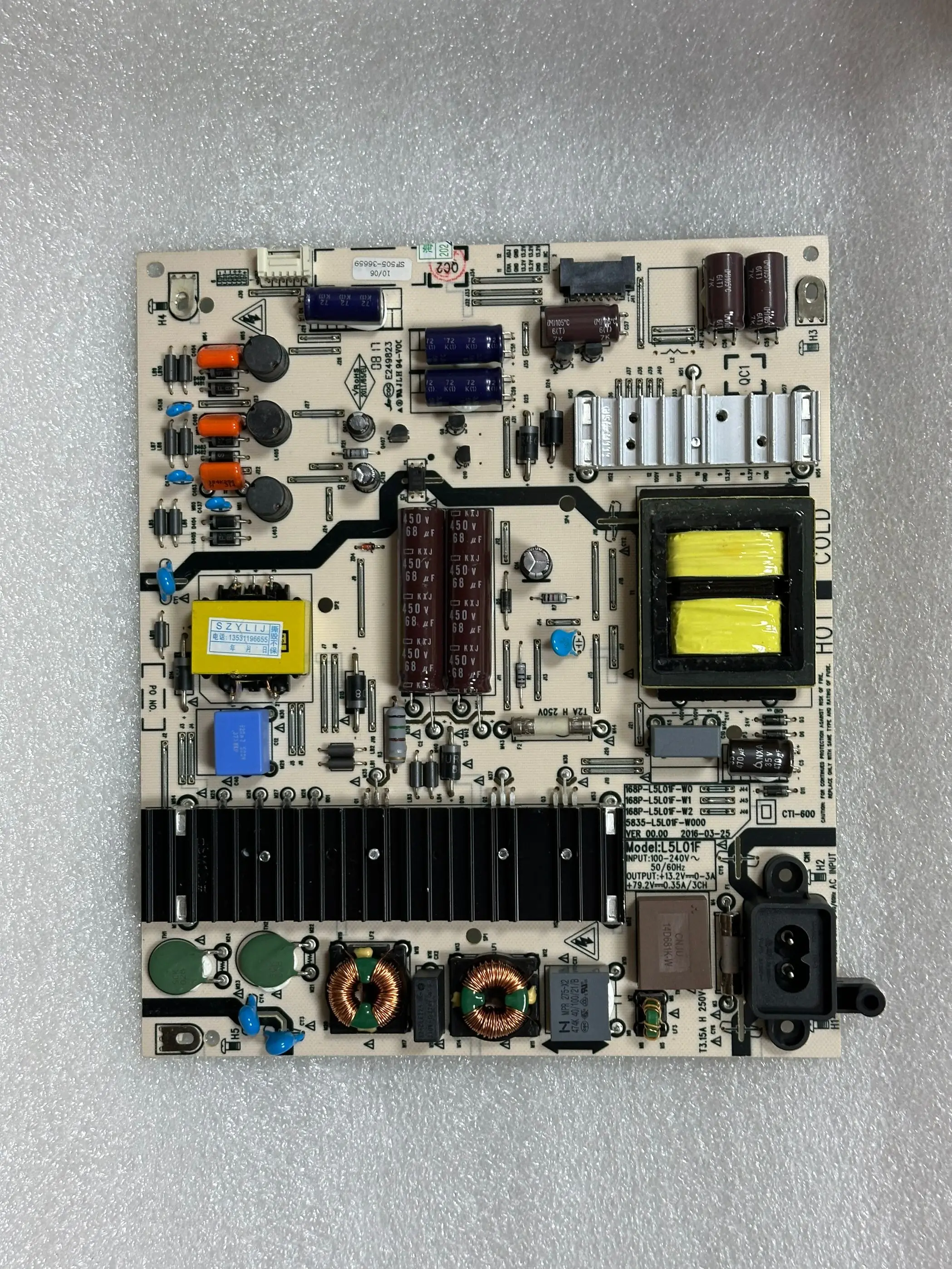 

Original L5L01F power supply board 5835-L5L01F-W000 168P-L5L01F-W1 Spot