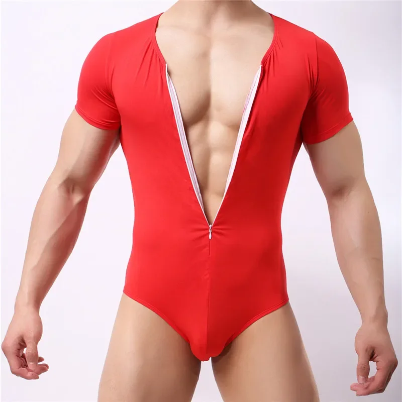 

Slim Fitness Mens Jockstrap Bodysuit Body Shaper Bodybuilding Jumpsuit Romper Corset For Man Modal Boxer Slimming Underwear