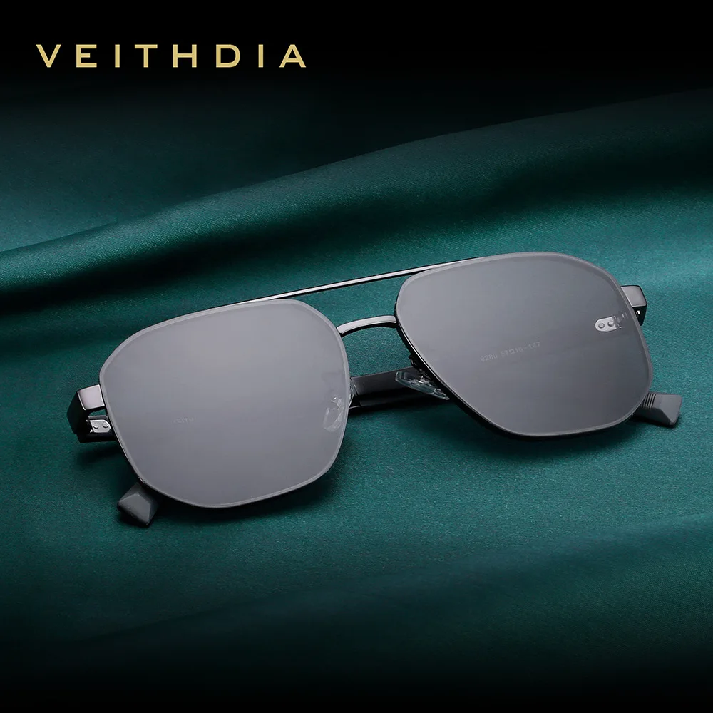 

VEITHDIA винтажные защитные очки, классические мужские поляризационные солнцезащитные очки для рыбалки, уличные очки для вождения, велоспорта и бега FH08280