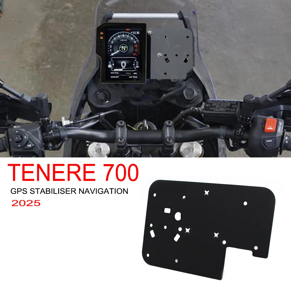 For Yamaha Tenere 700 Tenere700 2025 Multifunction Display Base GPS Stabiliser Navigation TFT Holder Dashboard Replacement Kit