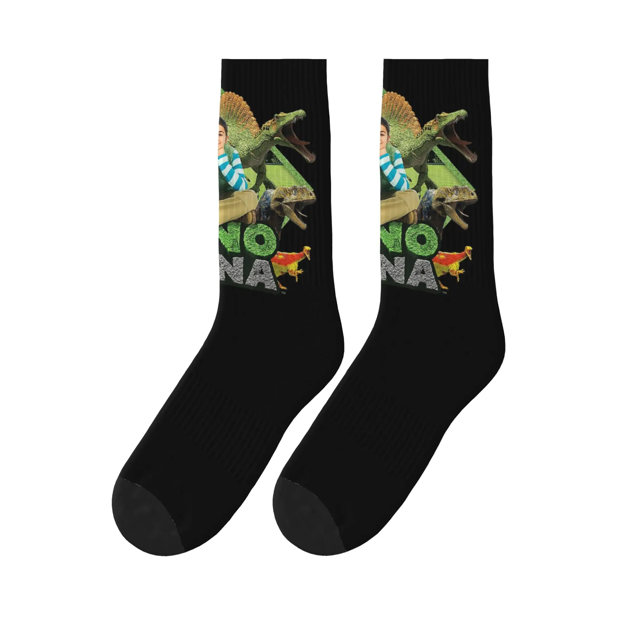

Dino Dana Real Sports Socks Sweat Absorbing Stockings All Season Long Socks for Man's Woman's Birthday Present