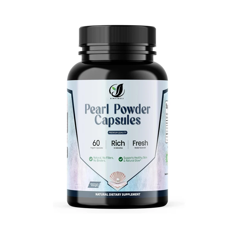 

Pearl powder capsules, supporting skin, eyes, nails, and beauty | All natural, non GMO, vegan capsules
