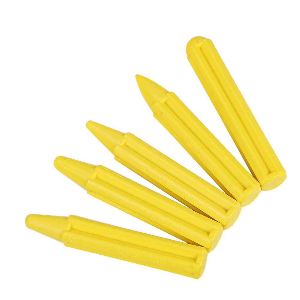 Super PDR 5Pcs Knock Down Tap Down Tools Paintless Dent Repair Tool Yellow Nylon Pen Dent Removal Kits Knockdown Kits Hand Tool