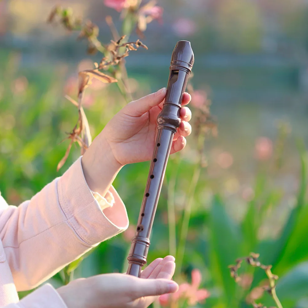 Gravador abs resina crianças flauta estudantes profissional clarinete brinquedo instrumento prático criança sala de aula ensino