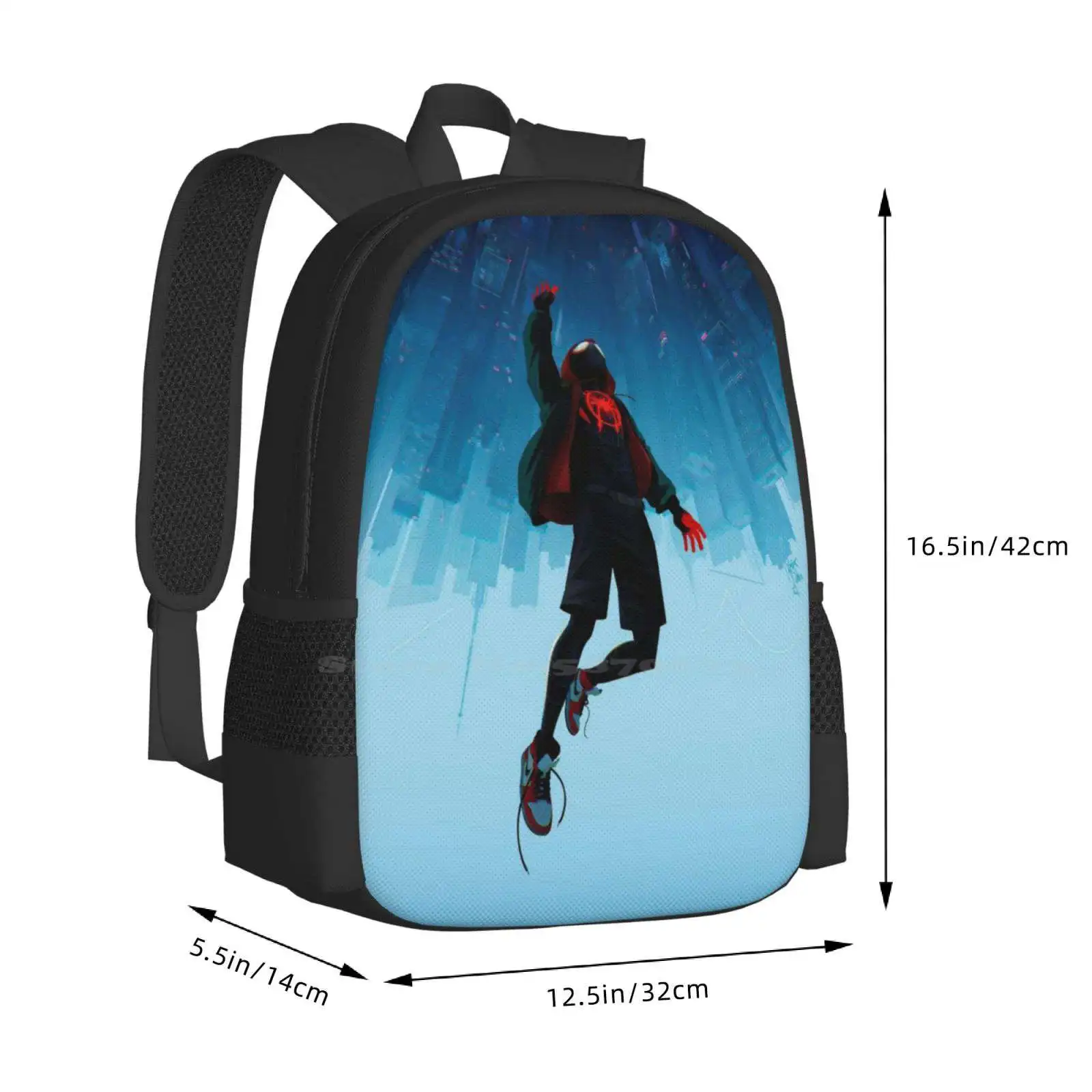 Spider verse Rucksäcke für Schüler Teenager Mädchen Reisetaschen Elvovibes Spider verse Meilen Morales