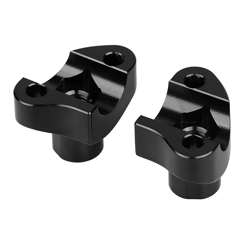 Black 1In Handlebar 1 1/2In Risers For Dyna Softail Sportster XL 883 1200 Accessories - Image 3