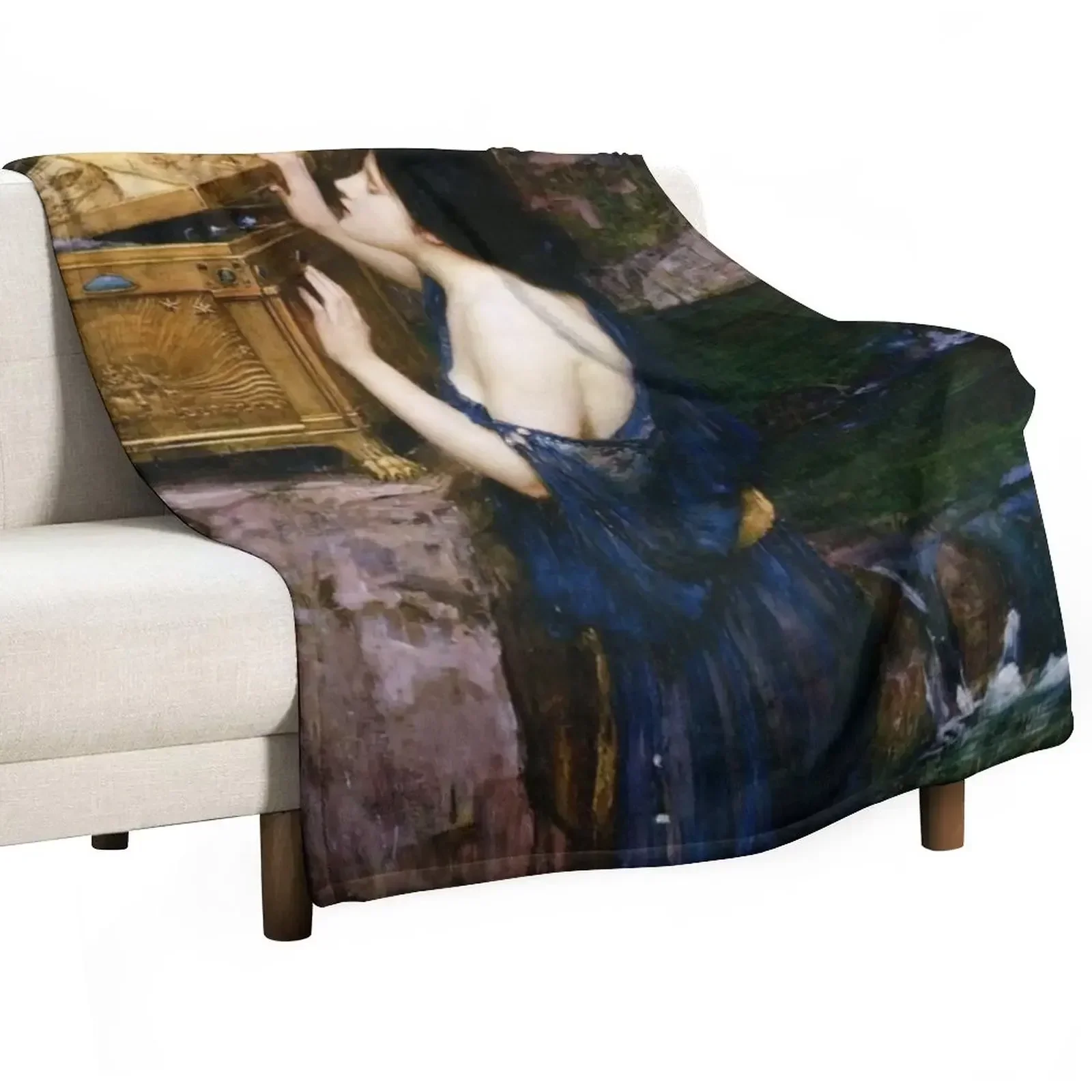 Pandora By John William Waterhouse Throw Blanket for sofa Fashion Sofas Thin Large Blankets