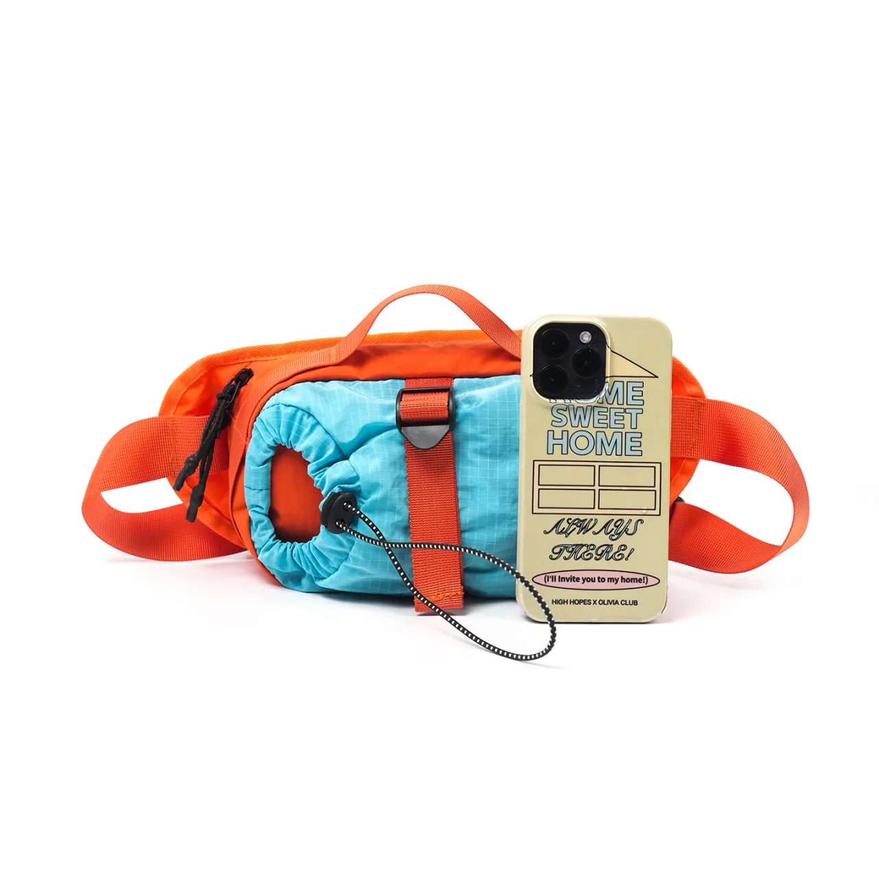 Unisex Crossbody Bag – Korean Minimalist Design Compartment with Water Bottle Holder for Hiking Climbing view 3