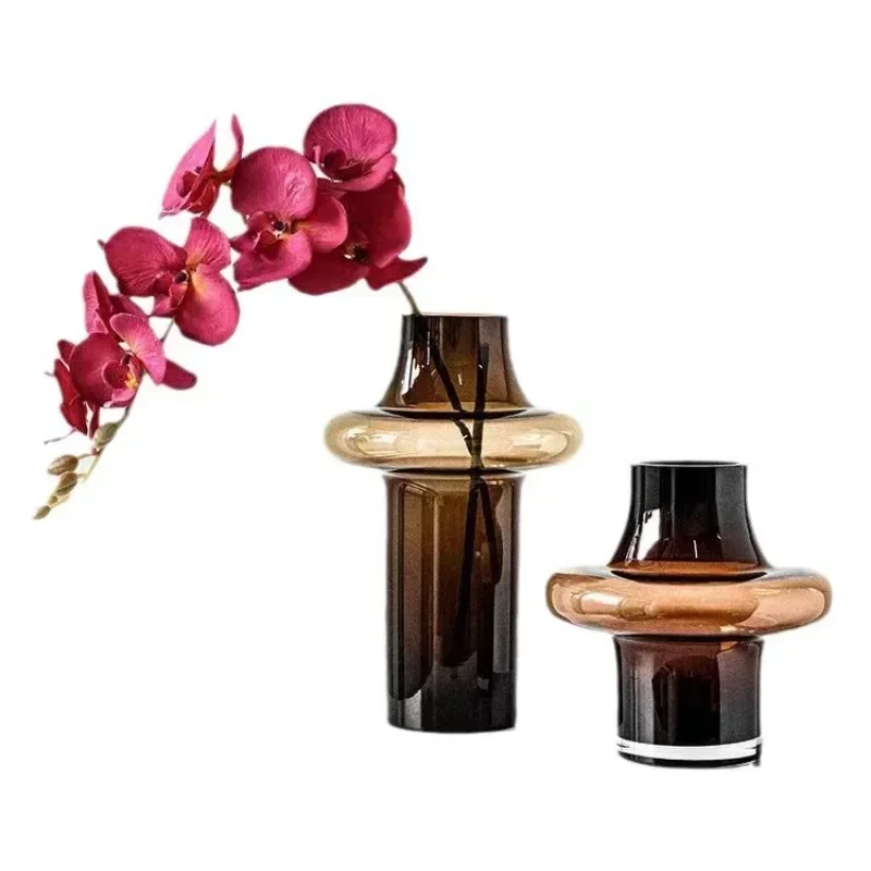 

Древняя ваза для цветов, художественная стеклянная ваза, украшение для гостиной, водяные цветы, композиция из сушеных цветов, цветочное устройство