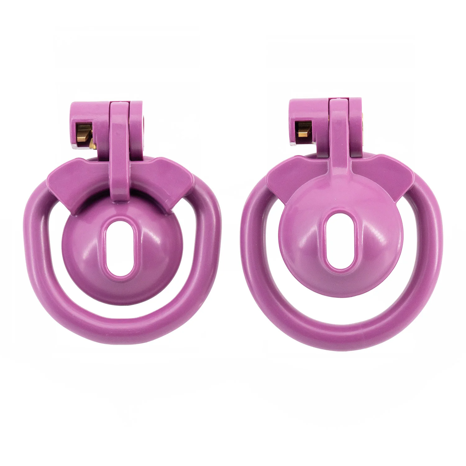 ‌ قفل عفة صغير للذكور مع أقطاب إيجابية وسلبية، جهاز عفة ذكر وردي قابل للتنفس لقرص مضغوط الجزء السفلي المخفي ‌