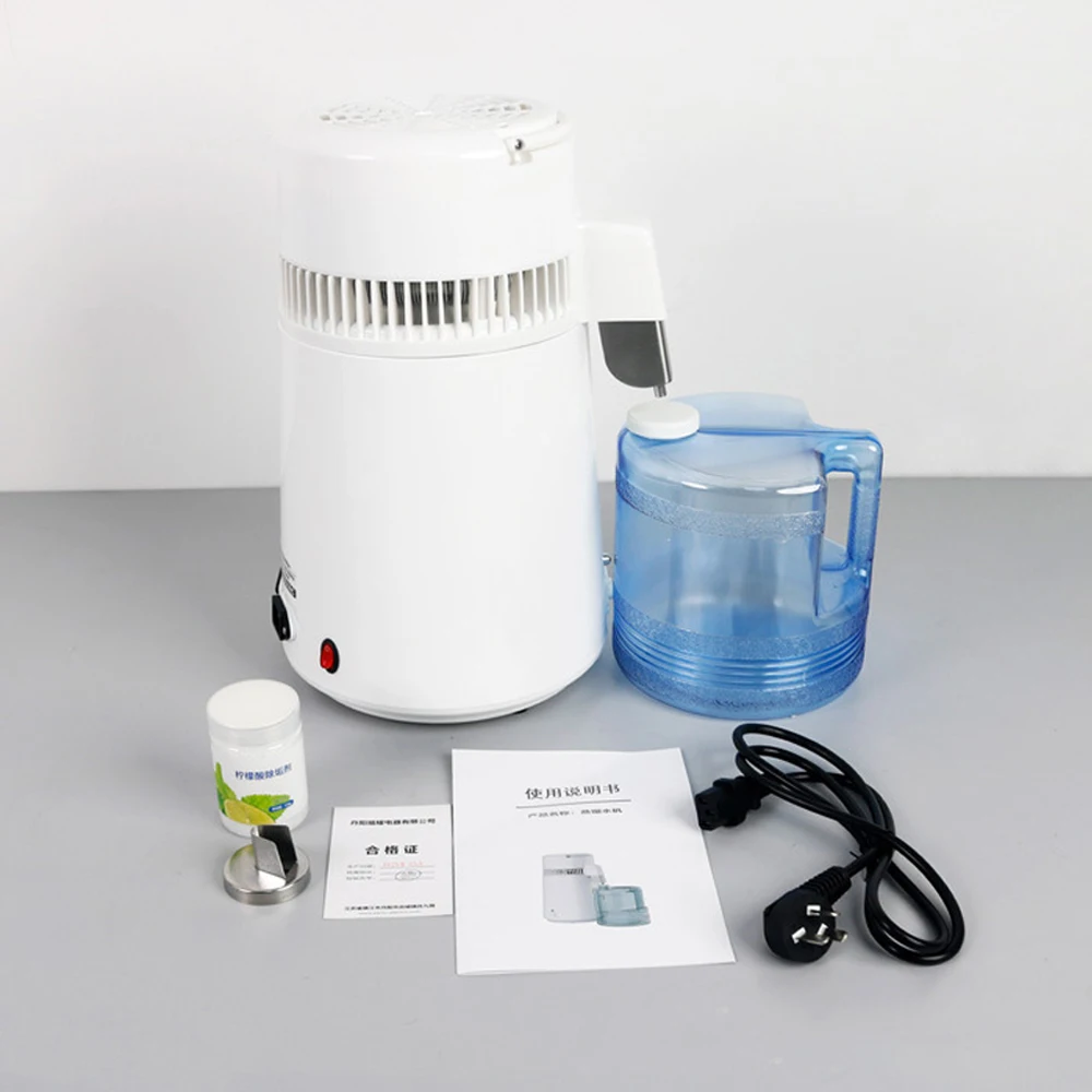 1set 4L Pure Water Distiller Water Purifier Container for Dental Clinic Home and Laboratory
