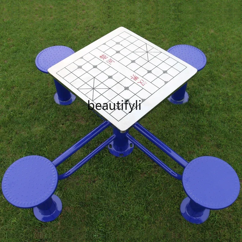 A49 Outdoor Fitness Equipment Outdoor, Chess, Entertainment Table Community Fitness Outdoor Plaza Equipment