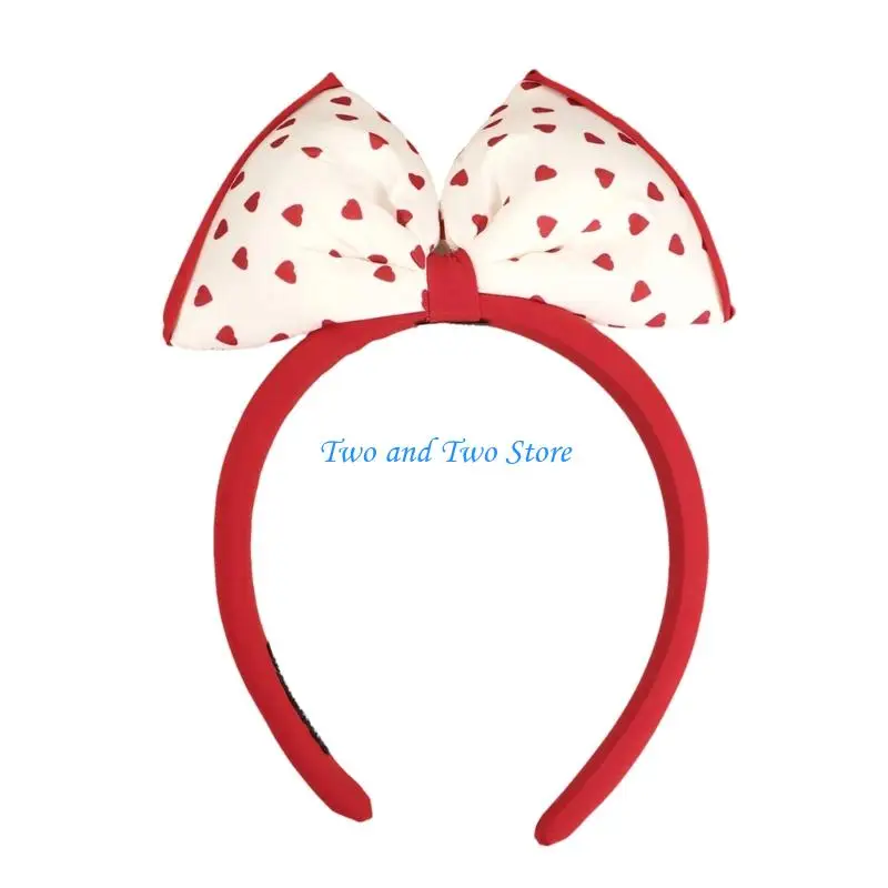 HX6F Bows Styled Hair Accessory Washable Fabric Headpiece Multiple Age Groups