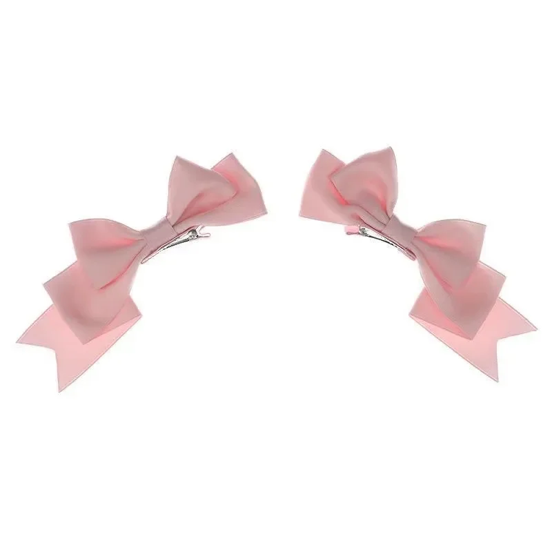 Kawaii Handmade Bow Hairclip Anime Lolita Hairpin Cosplay Headdress JK Uniform Hair Accessory Xmas Gifts 5