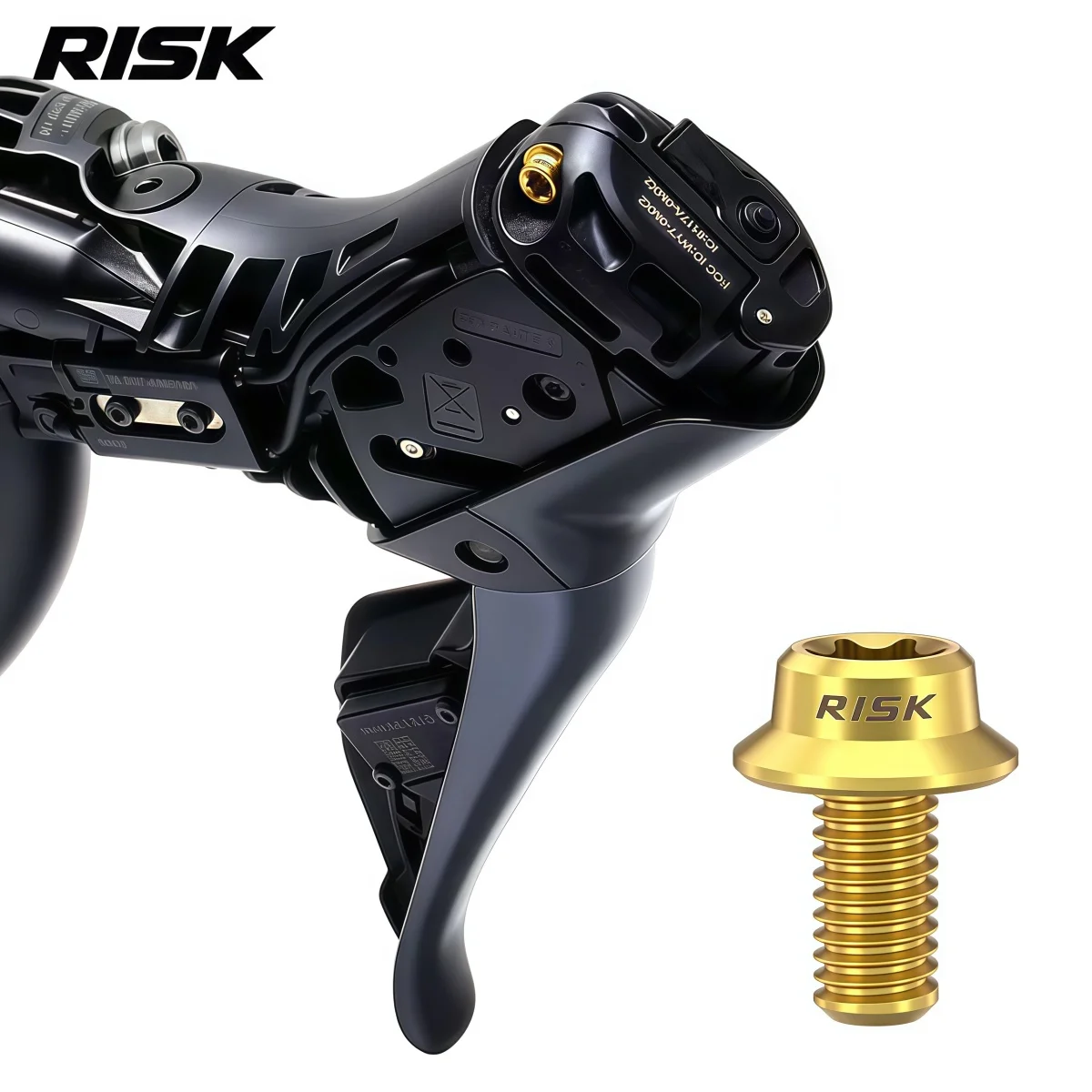 RISK RT151 M3x6mm Titanium Road Bike Shifter Battery Cover Bolts For SHIMANO R7170/R8170/R9270 Di2 Levers – 2 Piece (3 Colors)