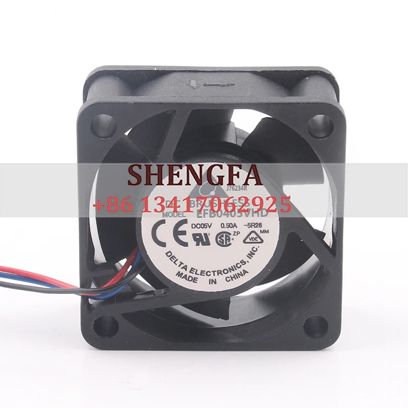 

EFB0405VHD Delta 12V 24V 48V DC 5V 0.50A AC EC 4020 40X40X20MM 4CM Three-wire Server Converter Power Supply Chassis Cooling Fan