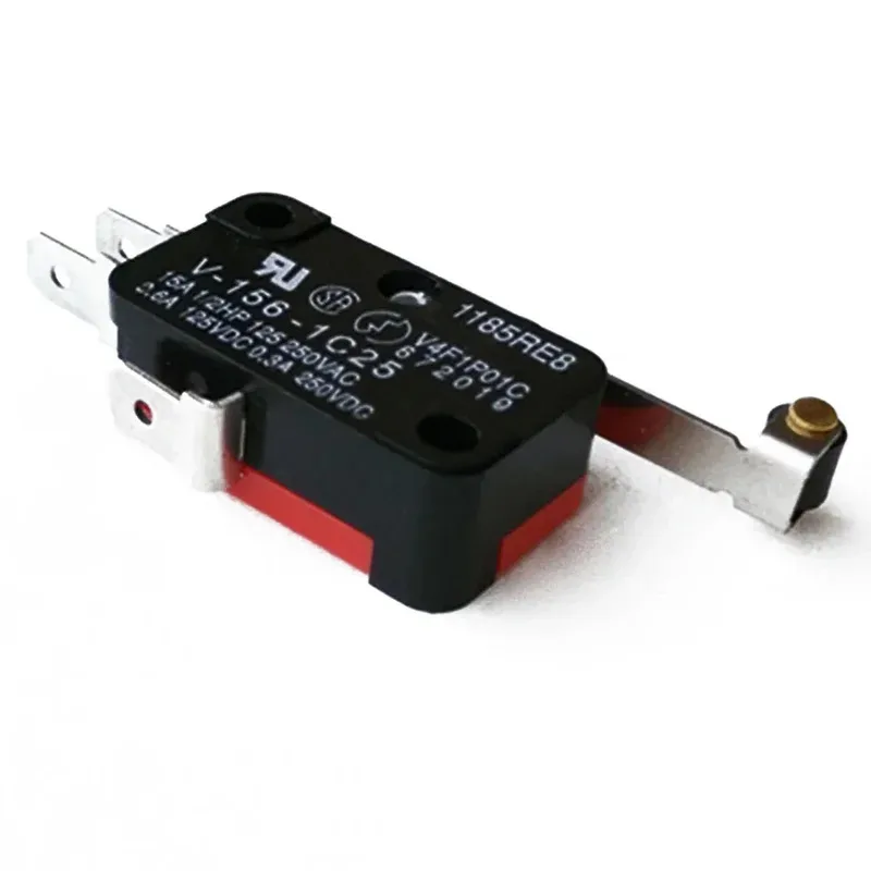 1-20 個 V-156-1C25 15A マイクロスイッチ、プッシュボタン SPDT モメンタリスナップアクションリミットスイッチ、トラベルスイッチ