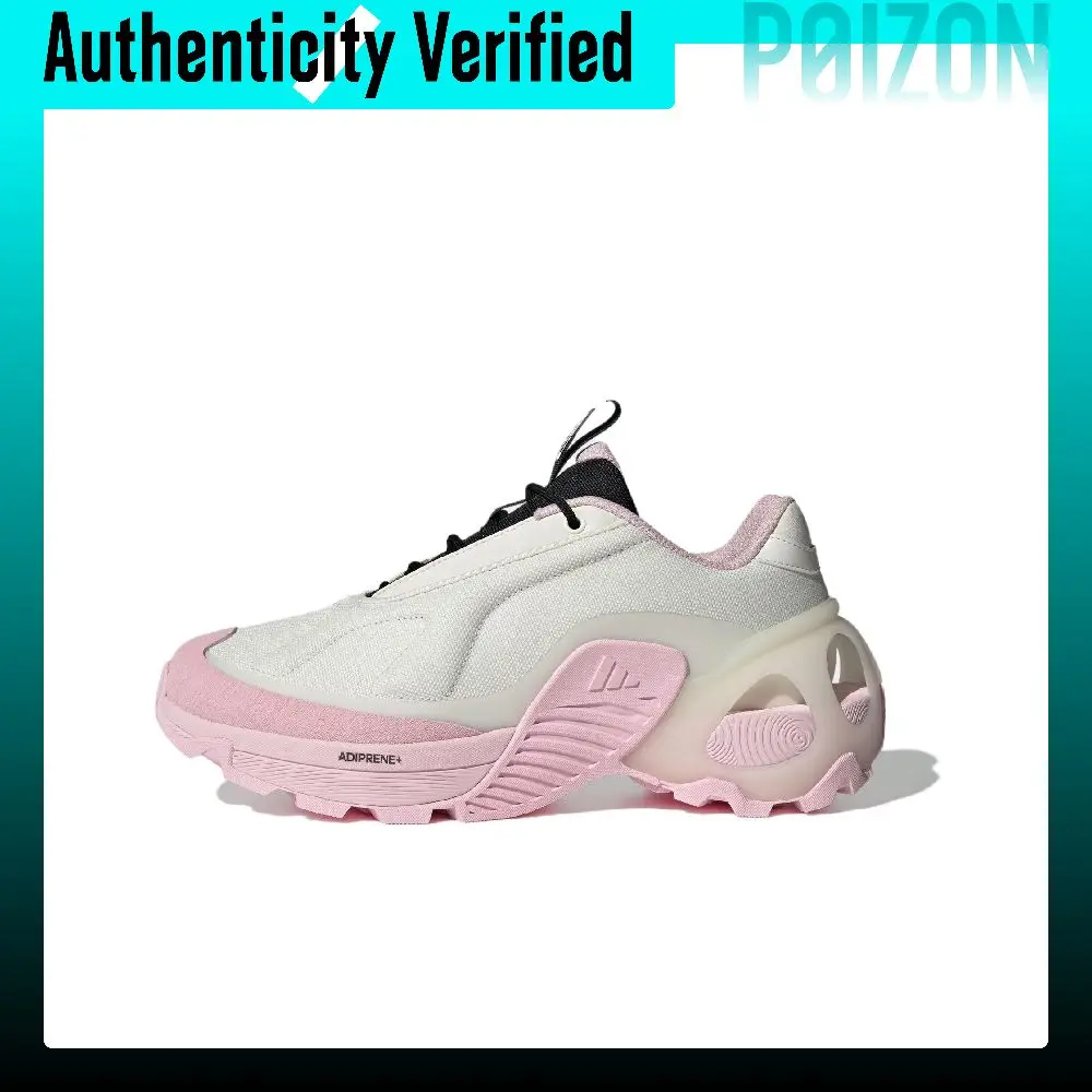 Adidas Edge Runner Low top Casual Running Shoes Unisex White Pink JI2034