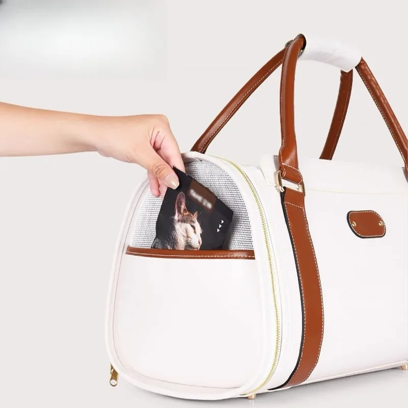 Go out portable cat backpack anti-bite large capacity dog breathable