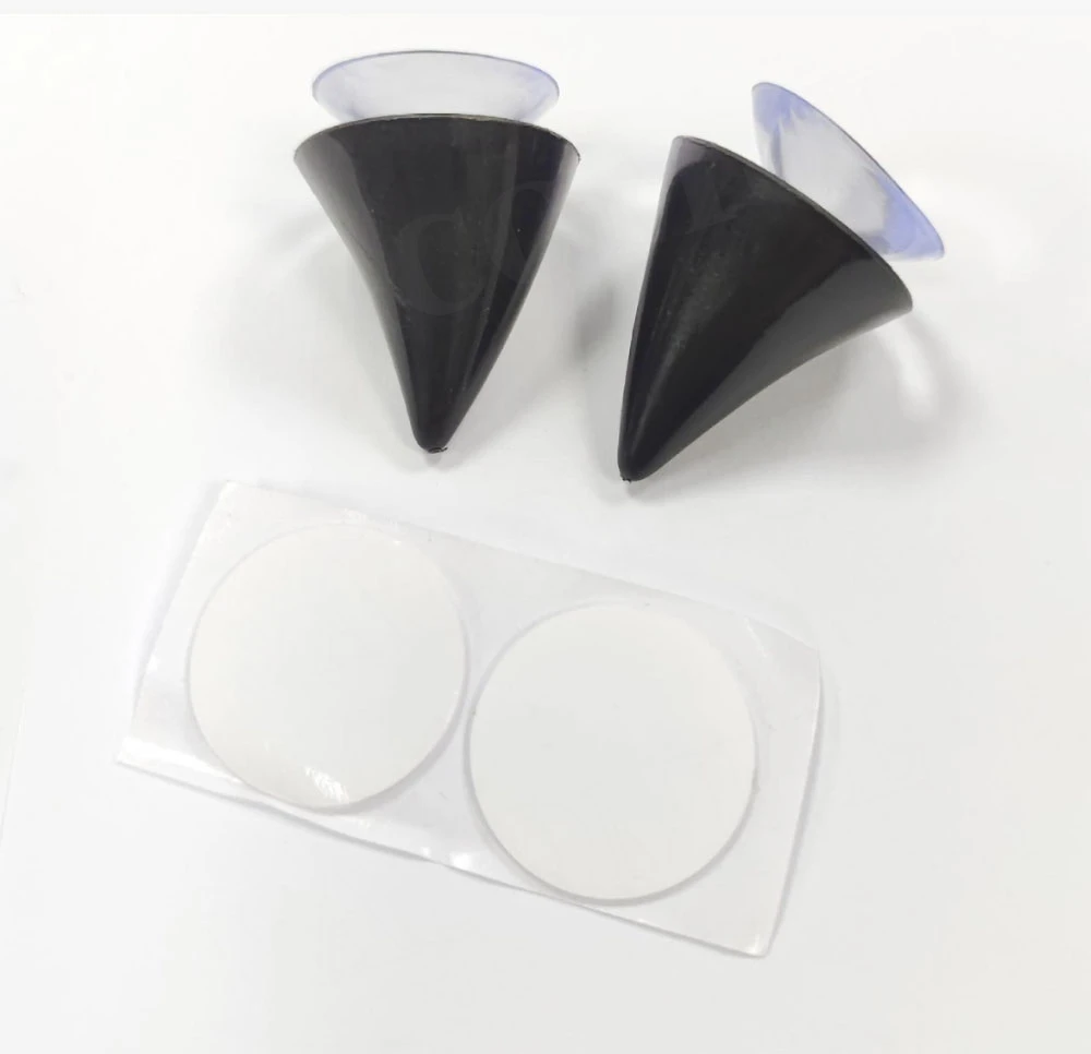 

2 шт. Декоративные рожки дьявола для мотоциклетных и автомобильных шлемов, для полнолицевых внедорожных шлемов, аксессуары для авто, крепление на присосках, автостайлинг