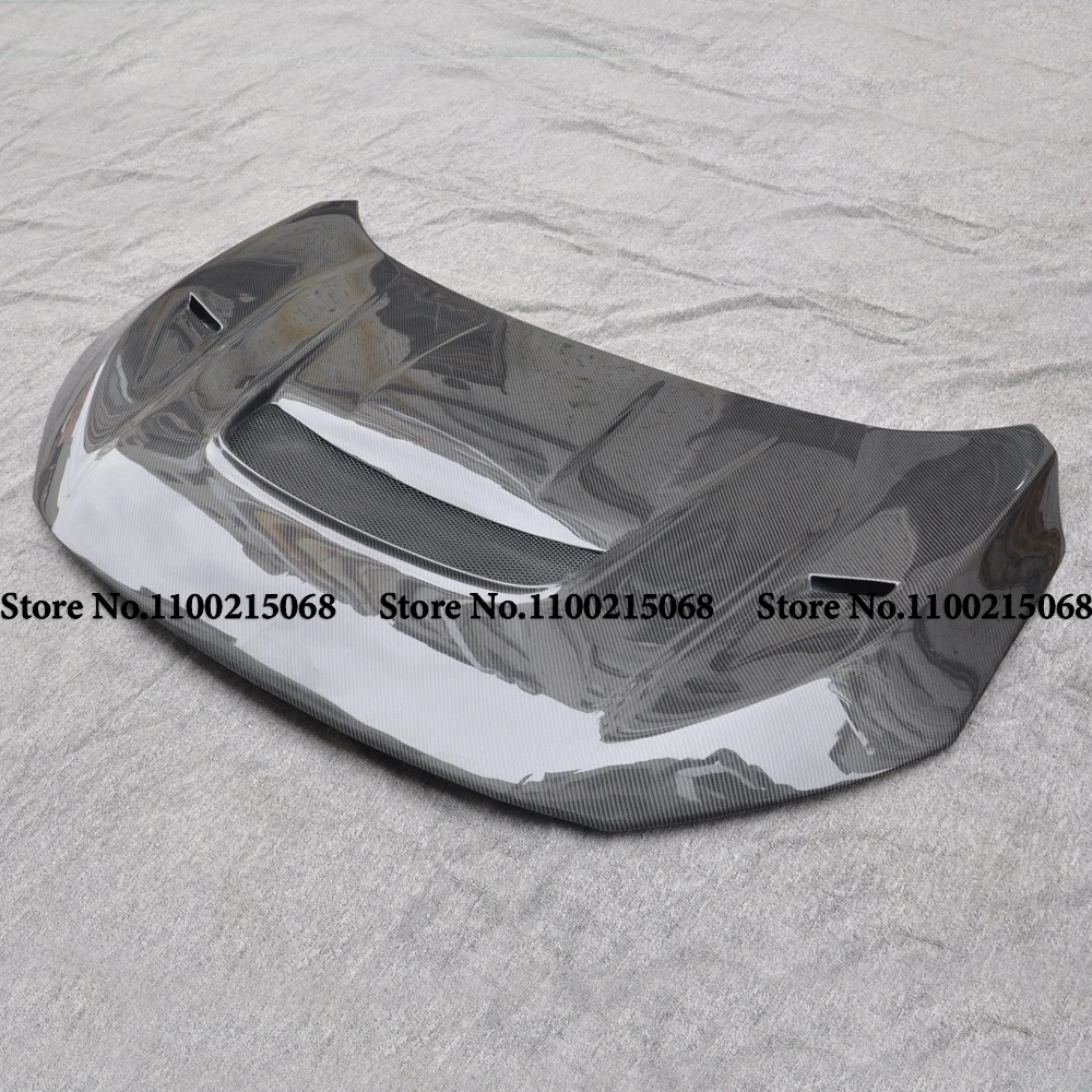 For Honda Civic FC1 10TH FK7 FK8 Carbon Fiber Front Engine Hood Cover Bonnet Car Styling