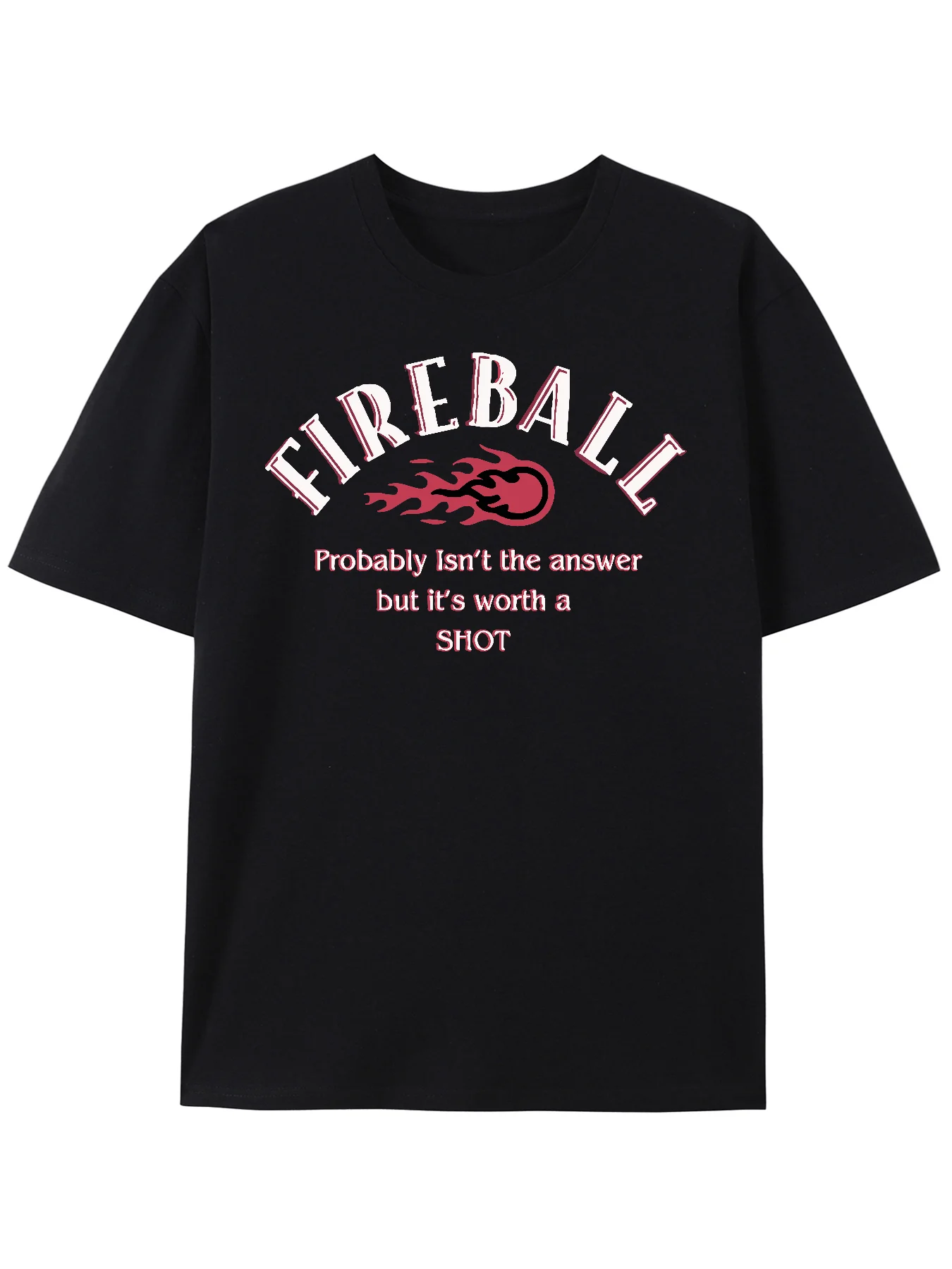 

Retro "FIREBALL" Graphic Men's T-Shirt | 100% Cotton | Casual Streetwear | Unique Flame Design | Summer Outings & Sports